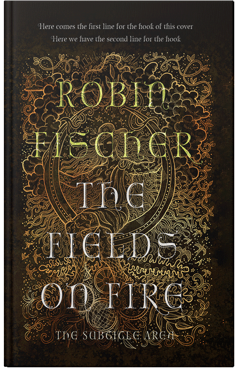 Front view of Premade Fantasy Book Cover - Crowshead