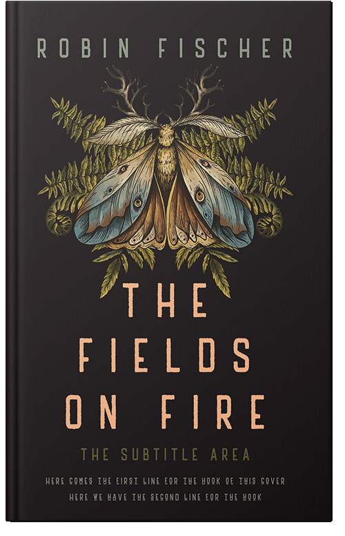 Front view of Premade Fantasy Book Cover - Cocoa Brown