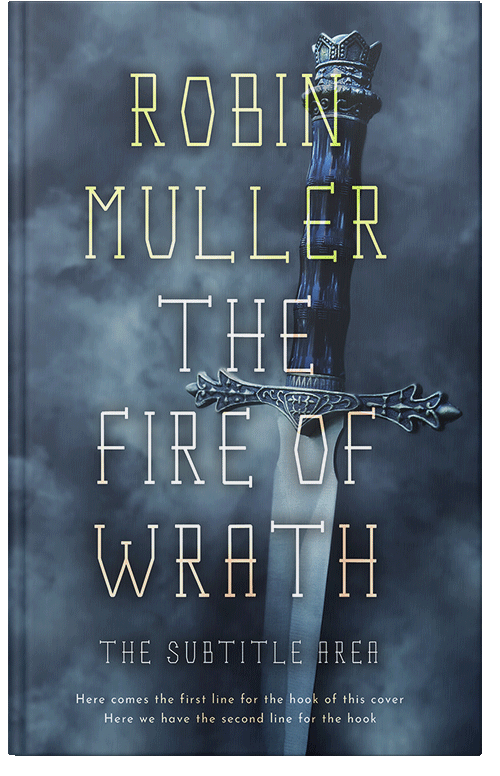 Front view of Premade Fantasy Book Cover - Fiord