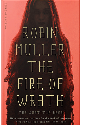 Pre Made Book Cover Burnt Sienna