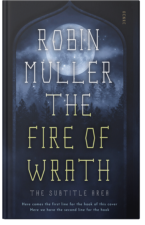 Front view of Premade Mystery & Thriller & Suspense Book Cover - Ebony Clay