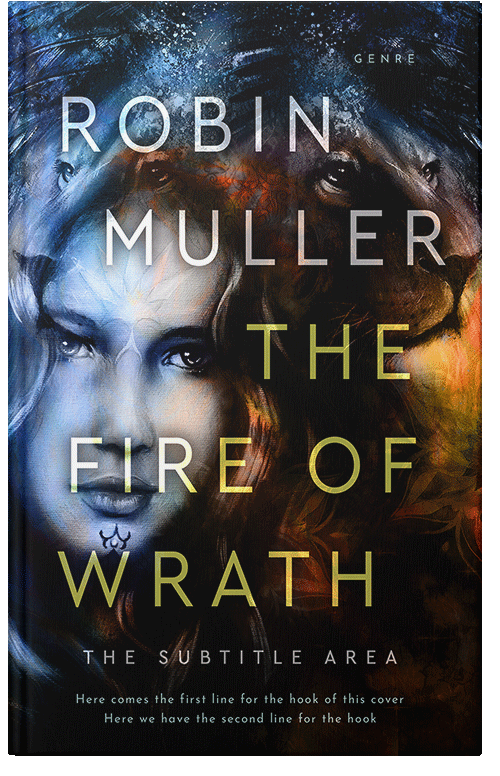 Front view of Premade Paranormal & Urban Book Cover - Eagle