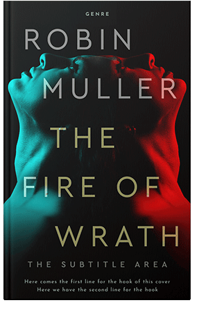 Pre Made Book Cover Medium Carmine