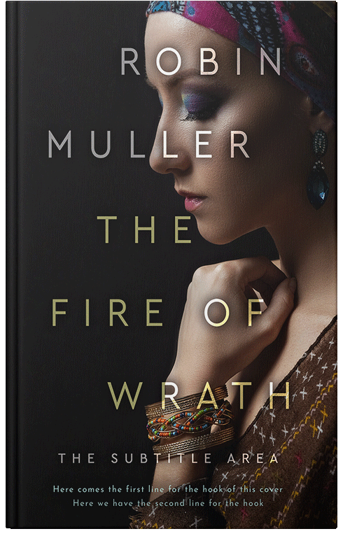 Front view of Premade Romance Book Cover - Zeus