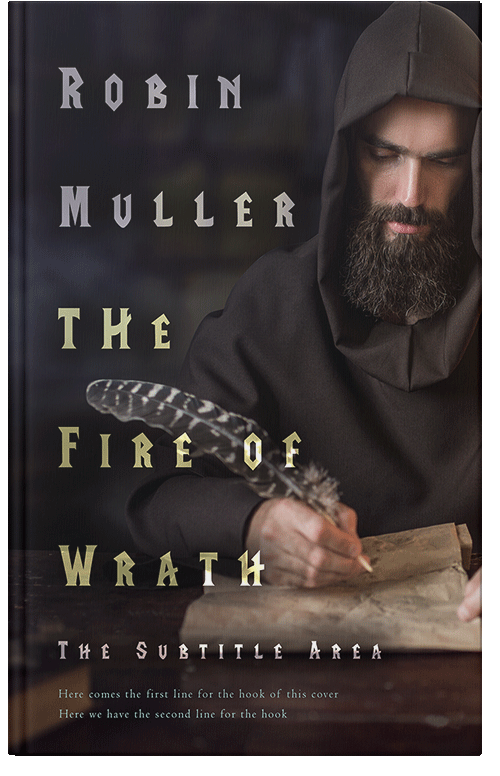 Front view of Premade Religion & Spirituality Book Cover - Cocoa Brown