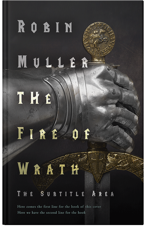 Front view of Premade Historical Book Cover - Cod Gray