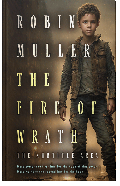 Front view of Premade Apocalyptica Book Cover - Eclipse