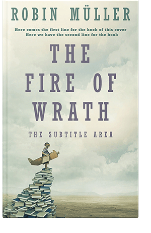 Pre Made Book Cover Periglacial Blue