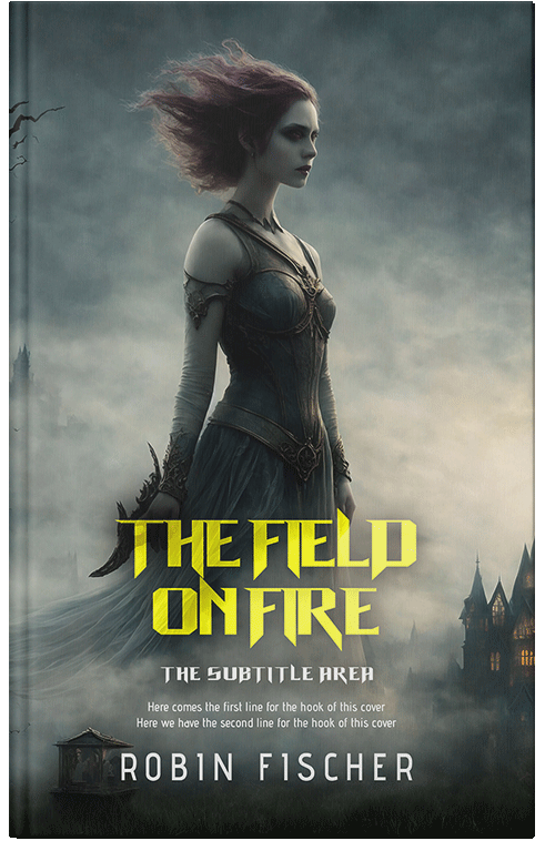 Front view of Premade Horror Book Cover - Cape Cod