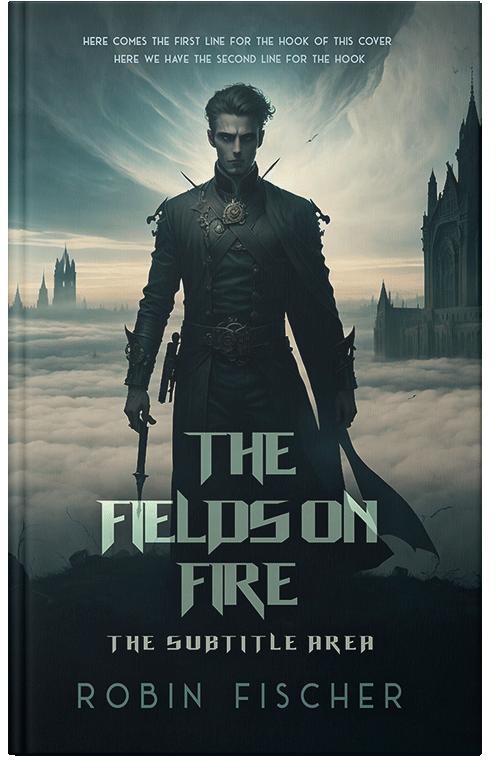 Front view of Premade Horror Book Cover - Ash