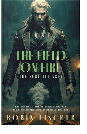 Pre Made Book Cover Timber Green