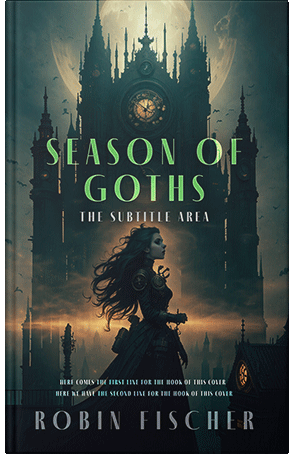 Premade Book Cover Timber Green