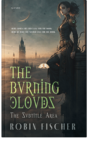 Premade Book Cover Outer Space