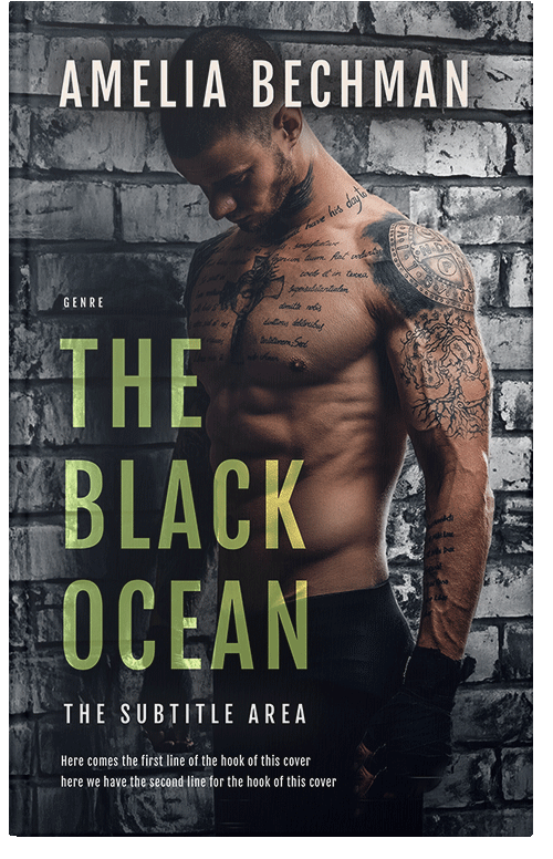 Front view of Premade Erotica Book Cover - Shark