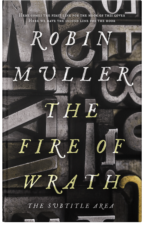 Front view of Premade Business Book Cover - Cod Gray