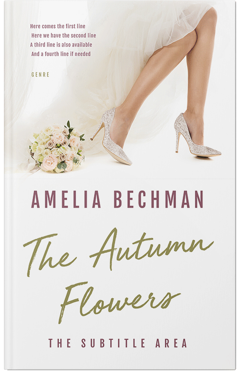 Front view of Premade Romance Book Cover - Pearl Bush