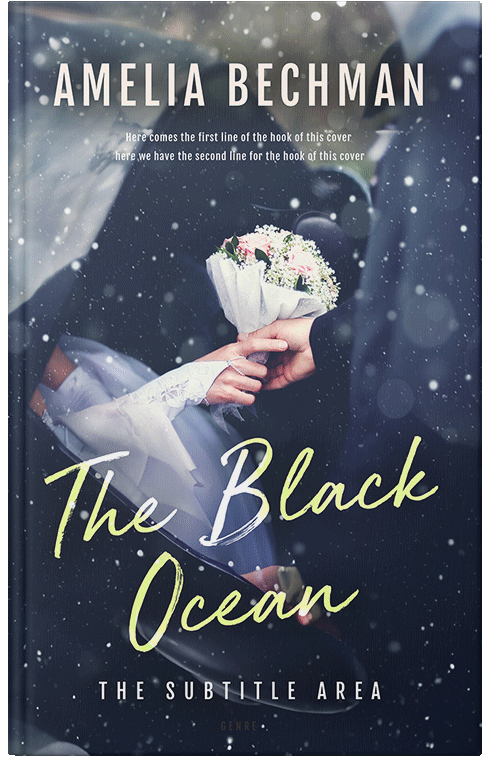 Front view of Premade Romance Book Cover - Ebony Clay