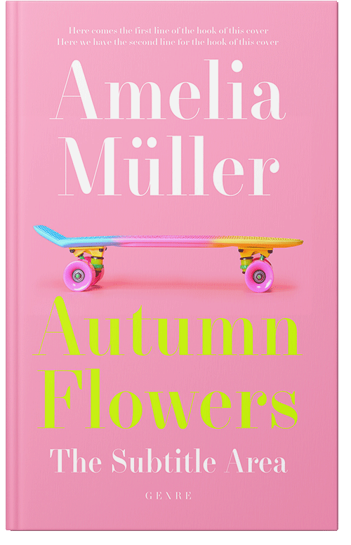 Front view of Premade Teen & Young Adult Book Cover - Lavender Pink