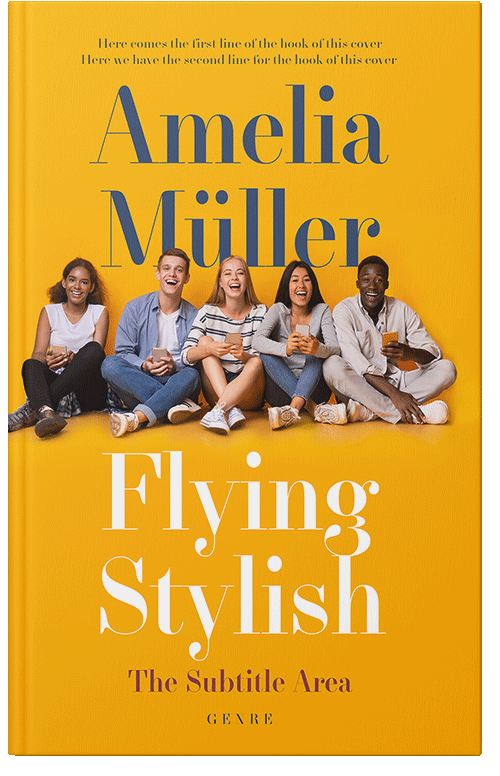 Front view of Premade Teen & Young Adult Book Cover - Yellow Sea