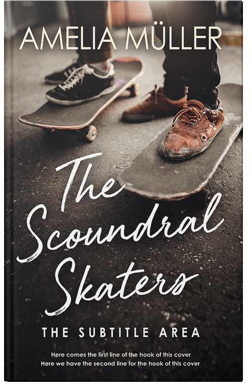 Front view of Premade Teen & Young Adult Book Cover - Cocoa Brown