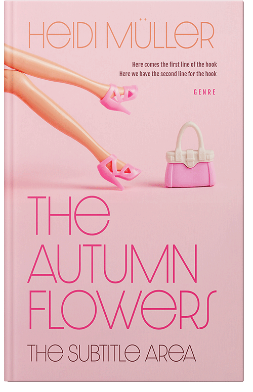 Front view of Premade Chick Lit Book Cover - Azalea