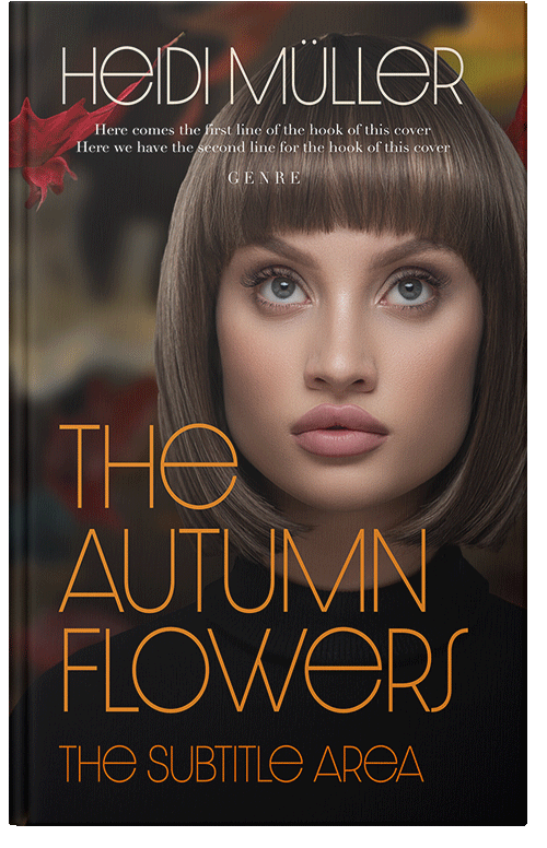 Front view of Premade Chick Lit Book Cover - Oil