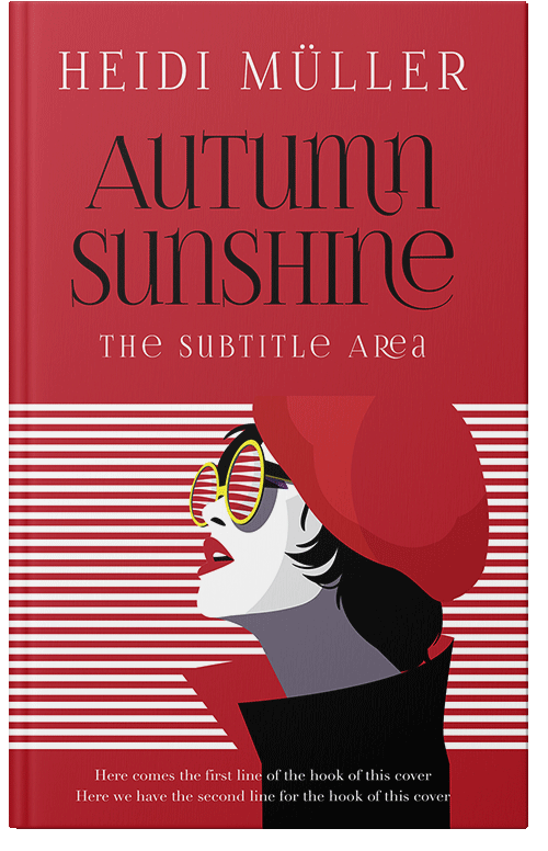 Front view of Premade Chick Lit Book Cover - Cardinal