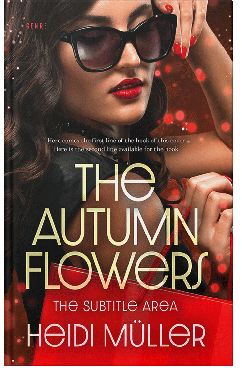 Front view of Premade Romance Book Cover - Roman