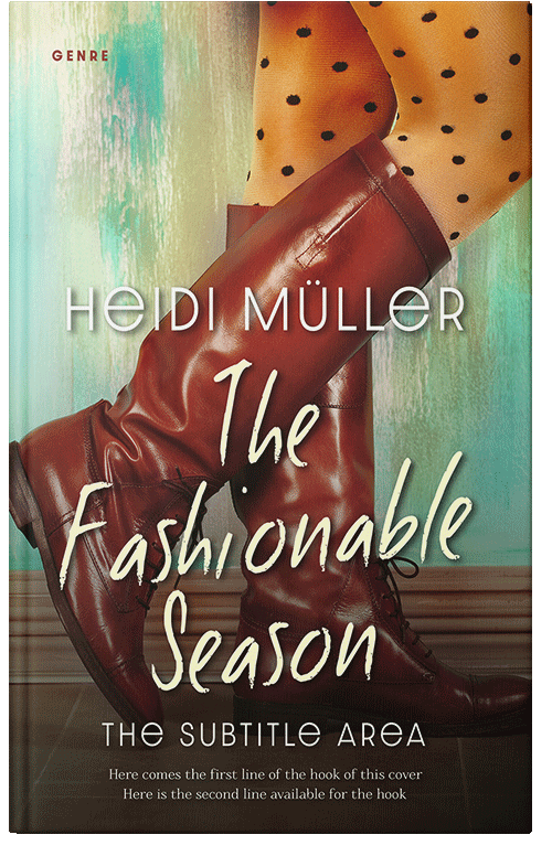 Front view of Premade Erotica Book Cover - Thistle Green