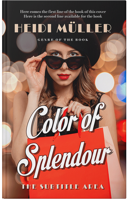 Front view of Premade Romance Book Cover - Night Rider