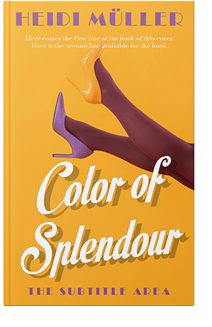 Pre Made Book Cover Saffron