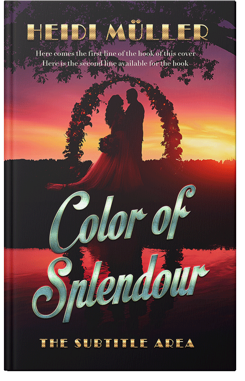 Front view of Premade Romance Book Cover - Japonica