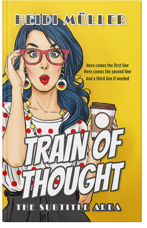 Front view of Premade Romance Book Cover - Bright Gray