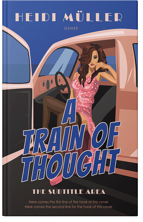Front view of Premade Chick Lit Book Cover - Thunder