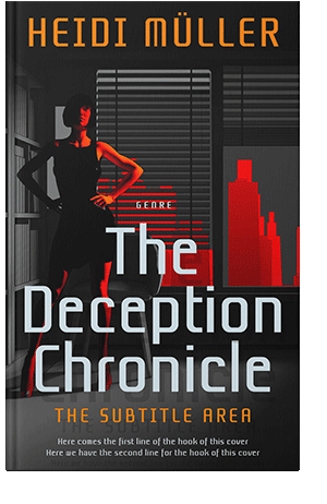 Pre Made Book Cover New York Pink