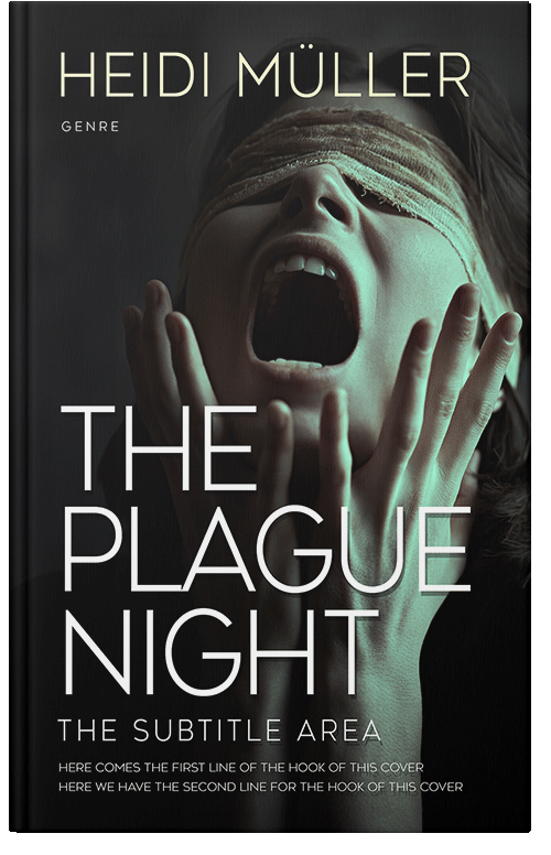 Front view of Premade Mystery & Thriller & Suspense Book Cover - Cod Gray