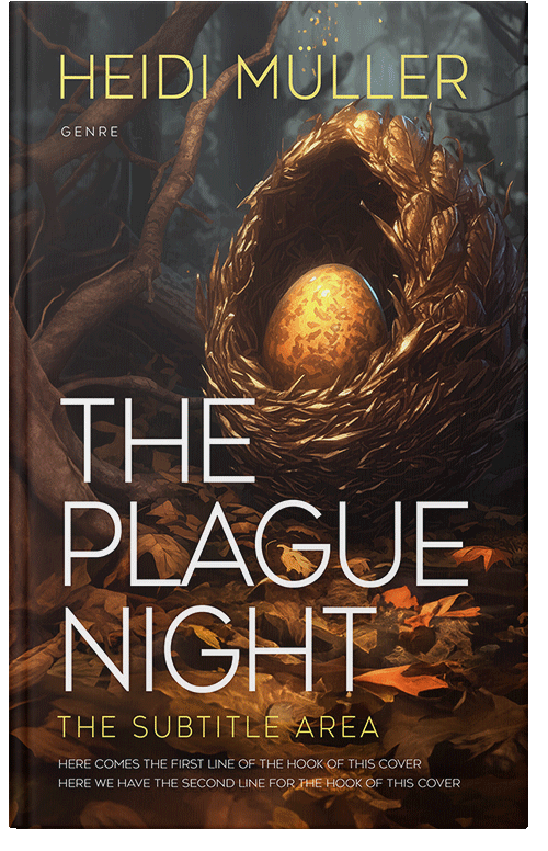 Front view of Premade Fantasy Book Cover - Eclipse