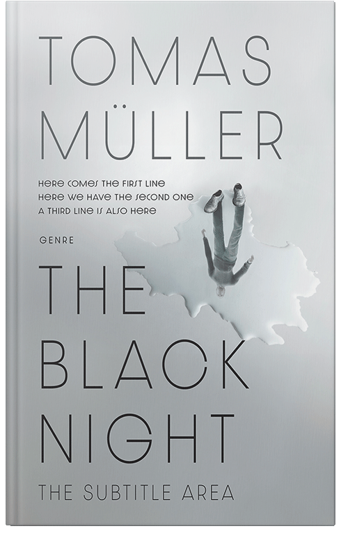 Front view of Premade Surreal Book Cover - Iron