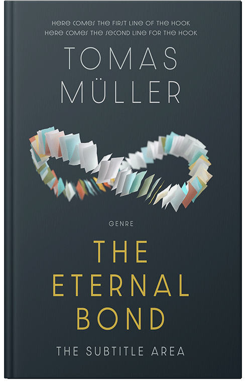 Front view of Premade Self-Improvement & Self-Help Book Cover - Ebony Clay