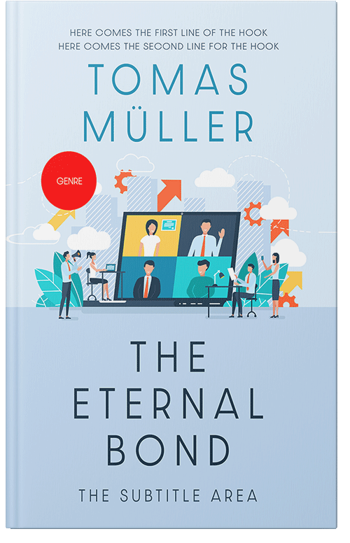 Front view of Premade Business Book Cover - Link Water