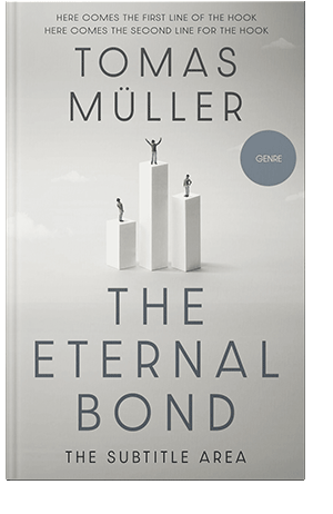 Pre Made Book Cover Quill Gray