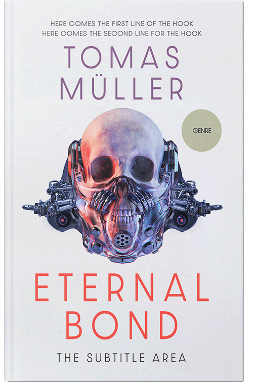 Front view of Premade Horror Book Cover - Whisper