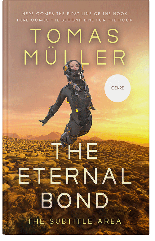 Front view of Premade Science Fiction Book Cover - Muddy Waters