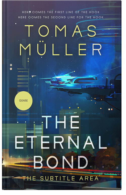 Front view of Premade Science Fiction Book Cover - Cloud Burst