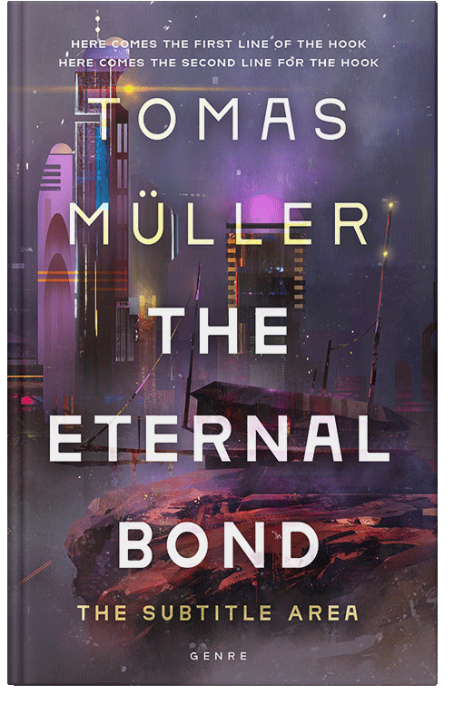 Front view of Premade Science Fiction Book Cover - Mortar