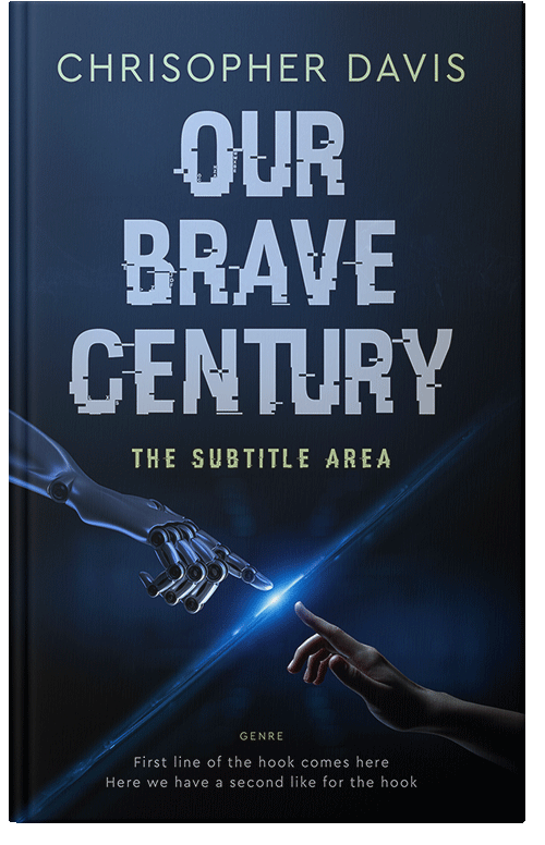 Front view of Premade Science Fiction Book Cover - Black Pearl