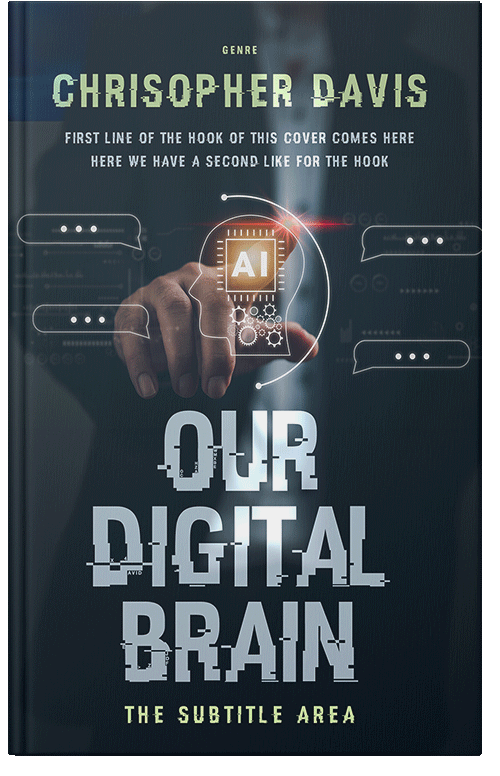 Front view of Premade Business Book Cover - Gable Green