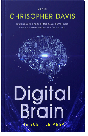 Premade Book Cover Gulf Blue