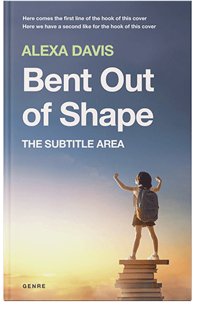 Pre Made Book Cover Blue Bayoux