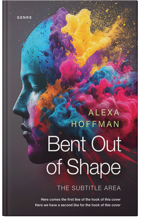 Front view of Premade Self-Improvement & Self-Help Book Cover - Blackcurrant